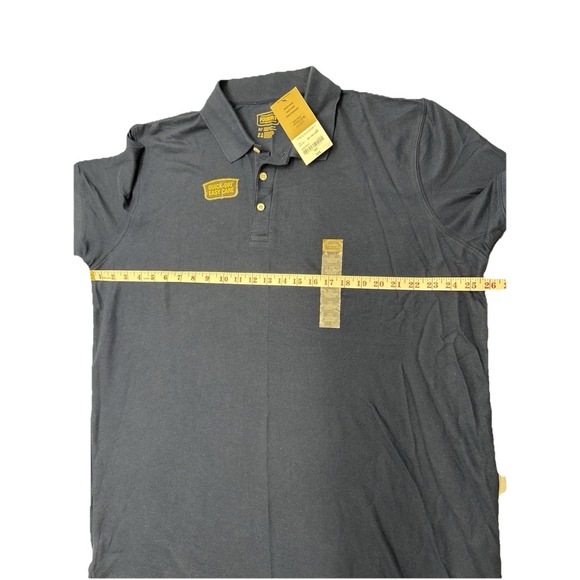 Foundry Supply Co Polo Shirt Mens XLT Navy Blue Short Sleeve Pocket - Picture 3 of 6